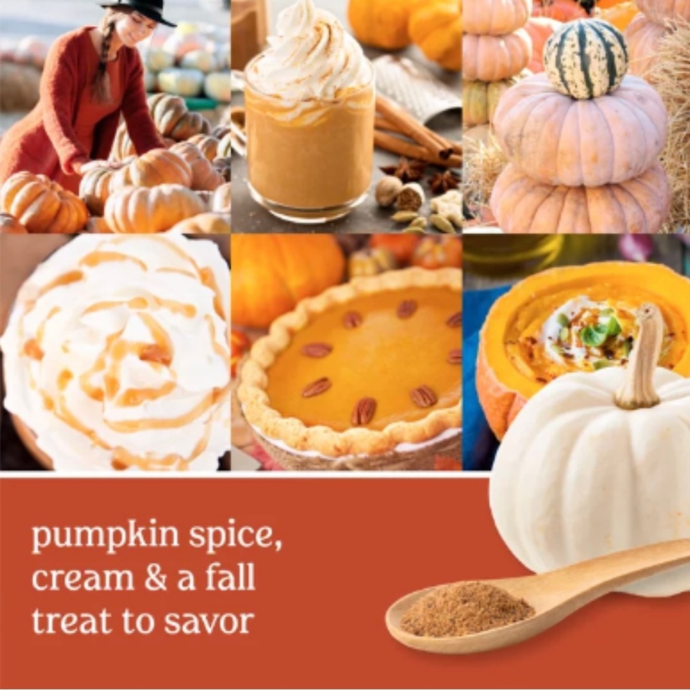 Large YANKEE CANDLE Whipped Pumpkin Spice 22 oz - Picture 2 of 11